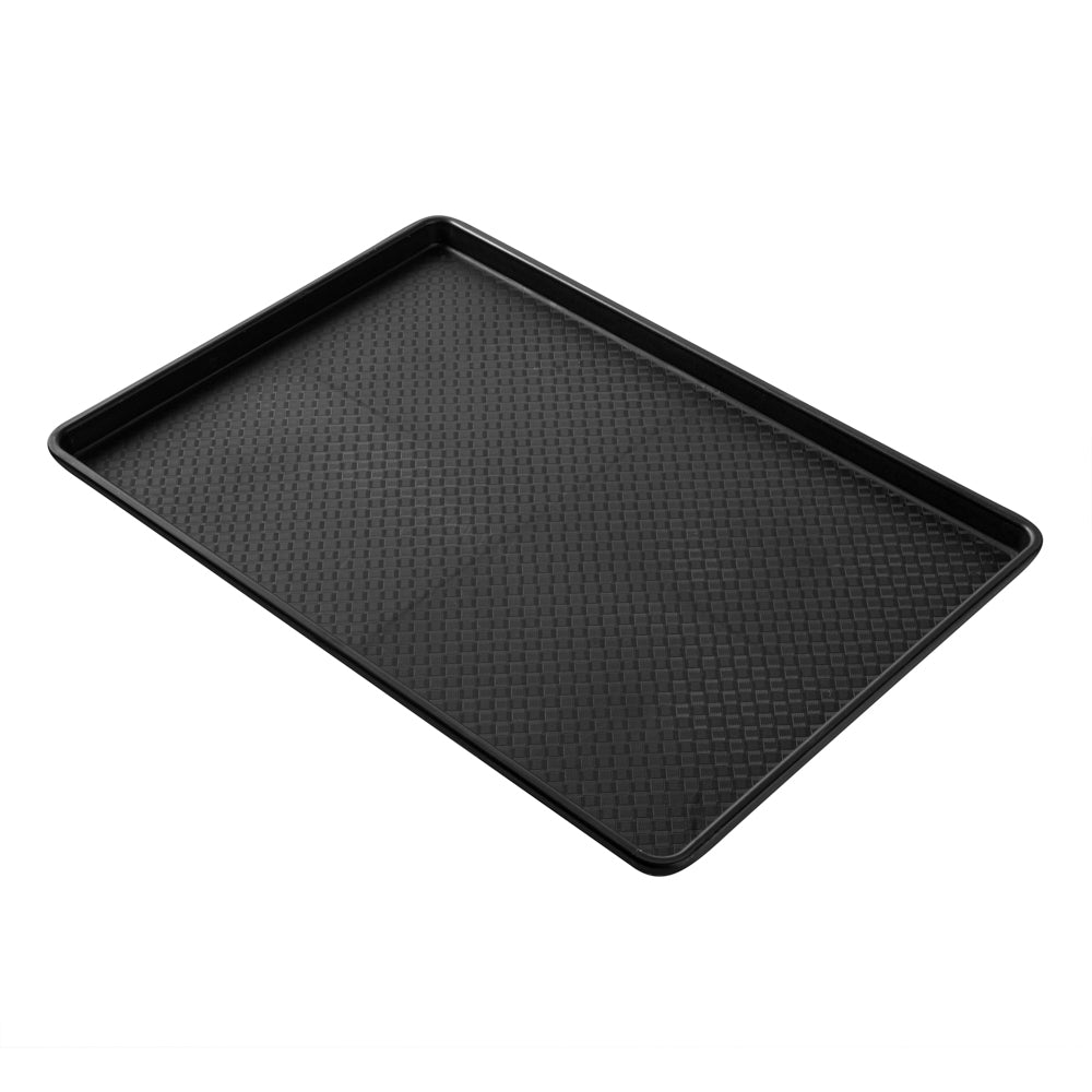 Chef 101 Rectangle Black Plastic Display Tray - 26" x 18" - 1 count box