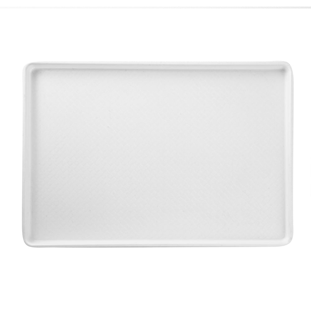 Chef 101 Rectangle White Plastic Display Tray - 26" x 18" - 1 count box