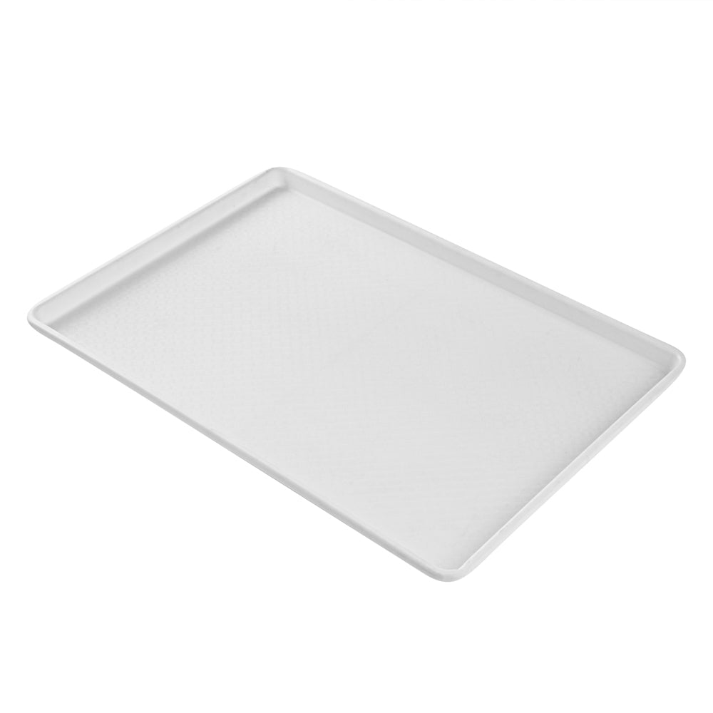 Chef 101 Rectangle White Plastic Display Tray - 26" x 18" - 1 count box