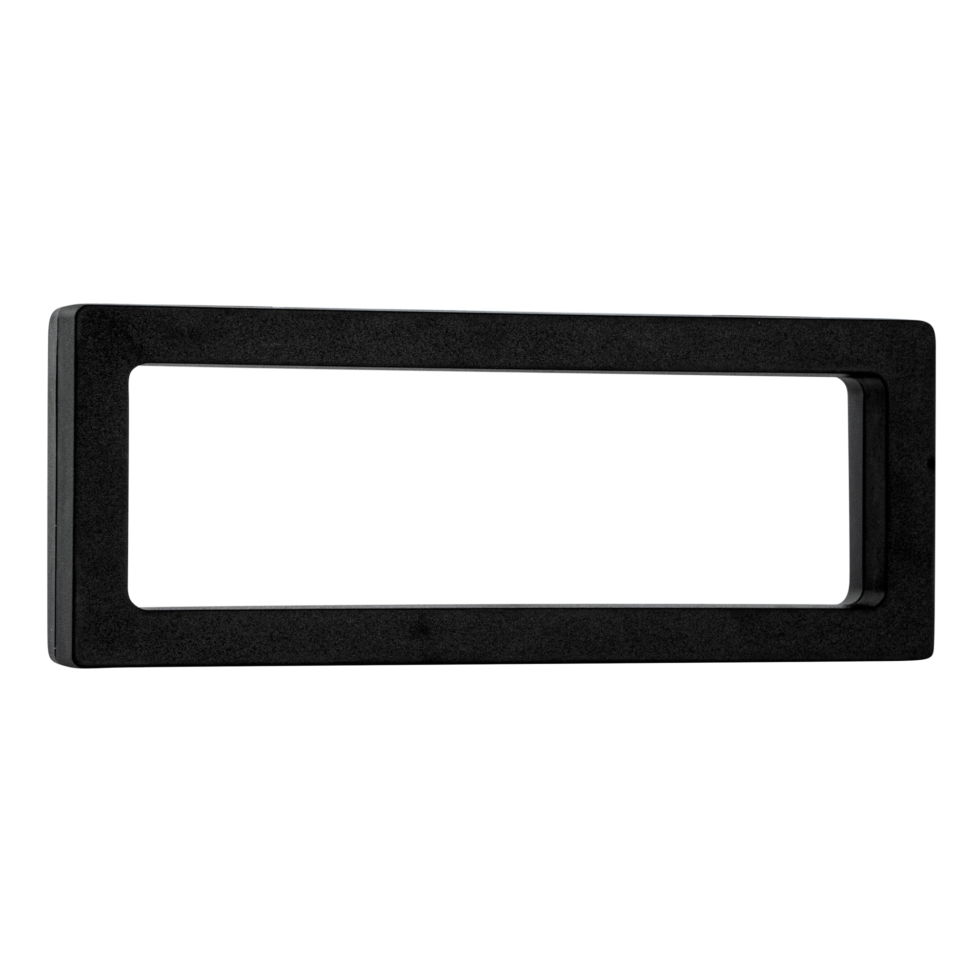 Display Tek Rectangle Black Plastic 3D Floating Display Case - 7" x 2 3/4" x 3/4" - 10 count box