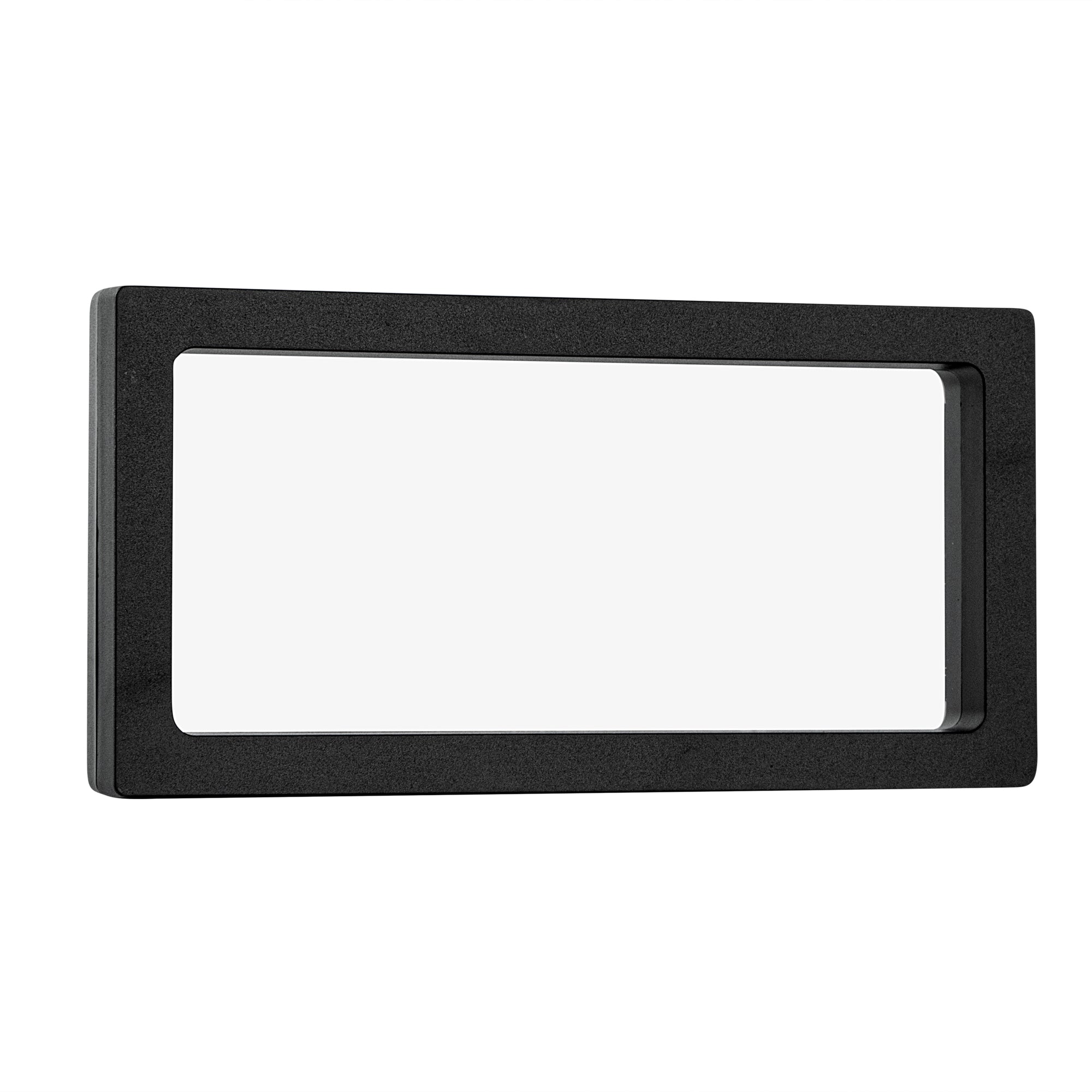 Display Tek Rectangle Black Plastic 3D Floating Display Case - 9" x 4 1/4" x 3/4" - 10 count box