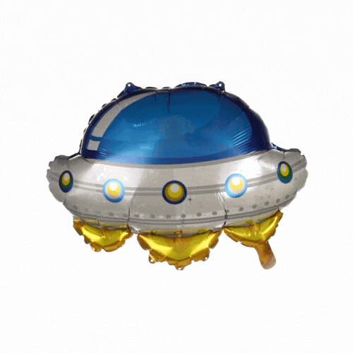 Balloonify Mylar UFO Balloon - 24 3/4" x 20 3/4" - 1 count box
