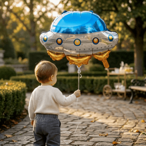 Balloonify Mylar UFO Balloon - 24 3/4" x 20 3/4" - 1 count box