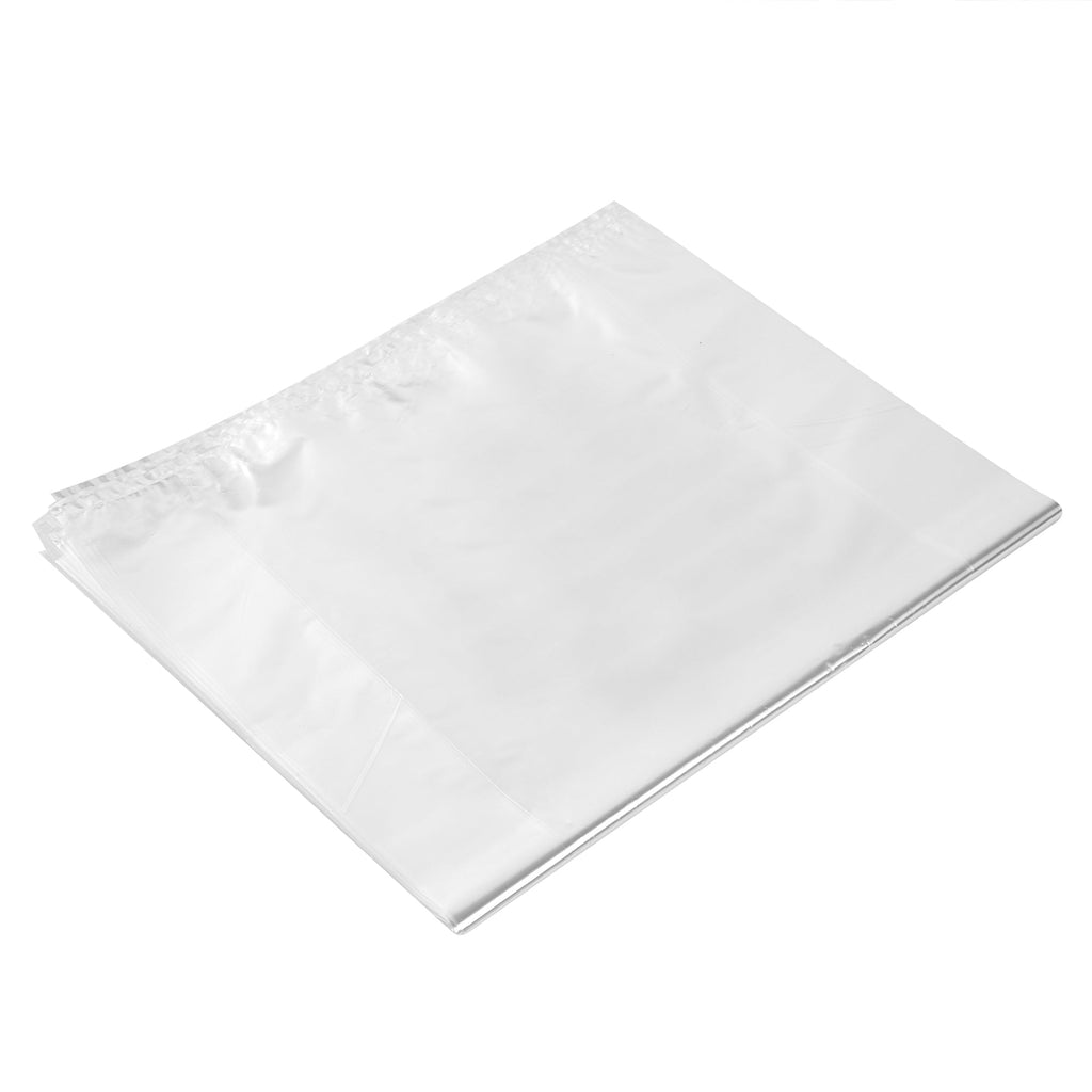 Bag Tek Clear Plastic Gift Basket Bag - Gusseted - 12" x 4" x 20" - 10 count box