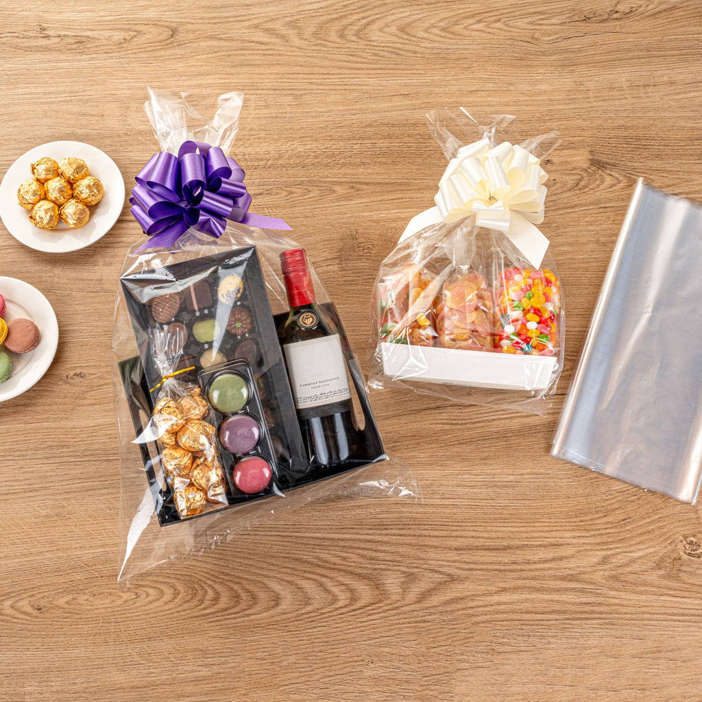 Bag Tek Clear Plastic Gift Bag - 14" x 24" - 10 count box