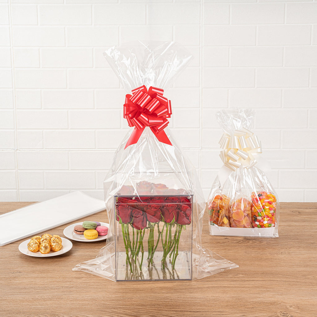 Bag Tek Clear Plastic Gift Bag - 18" x 30" - 10 count box