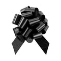Gift Tek Black Plastic Flora Satin Pull Bow - 5 1/2" - 10 count box