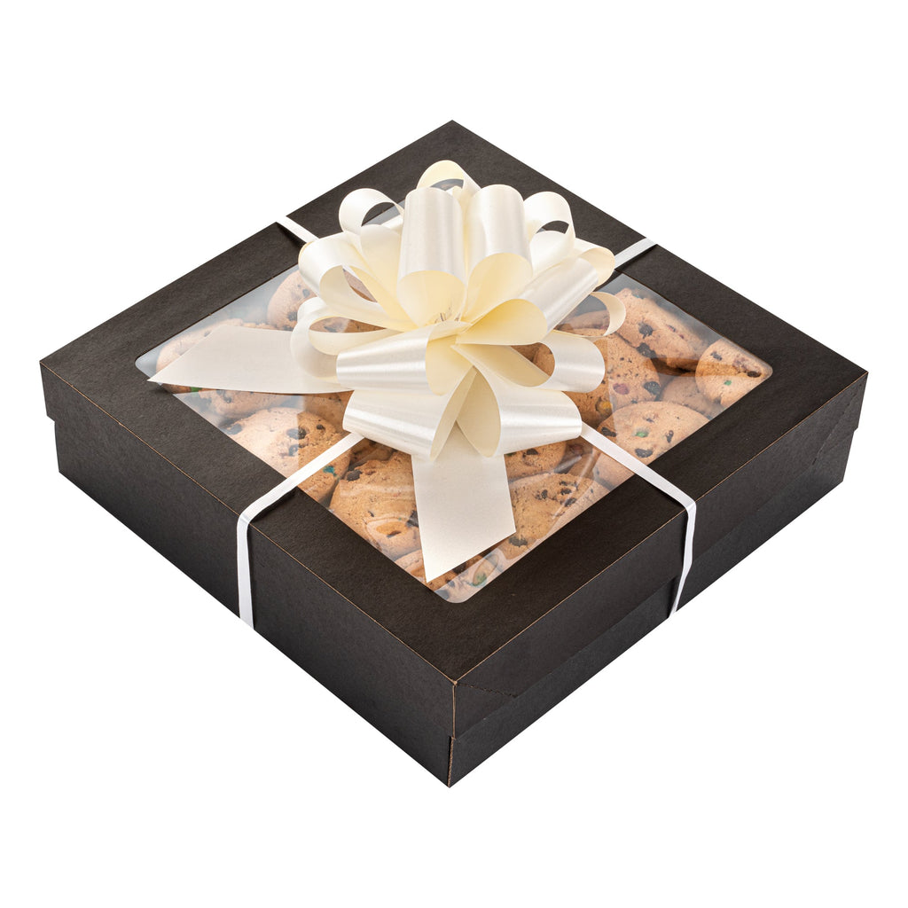 Gift Tek Cream Plastic Flora Satin Pull Bow - 5 1/2" - 10 count box