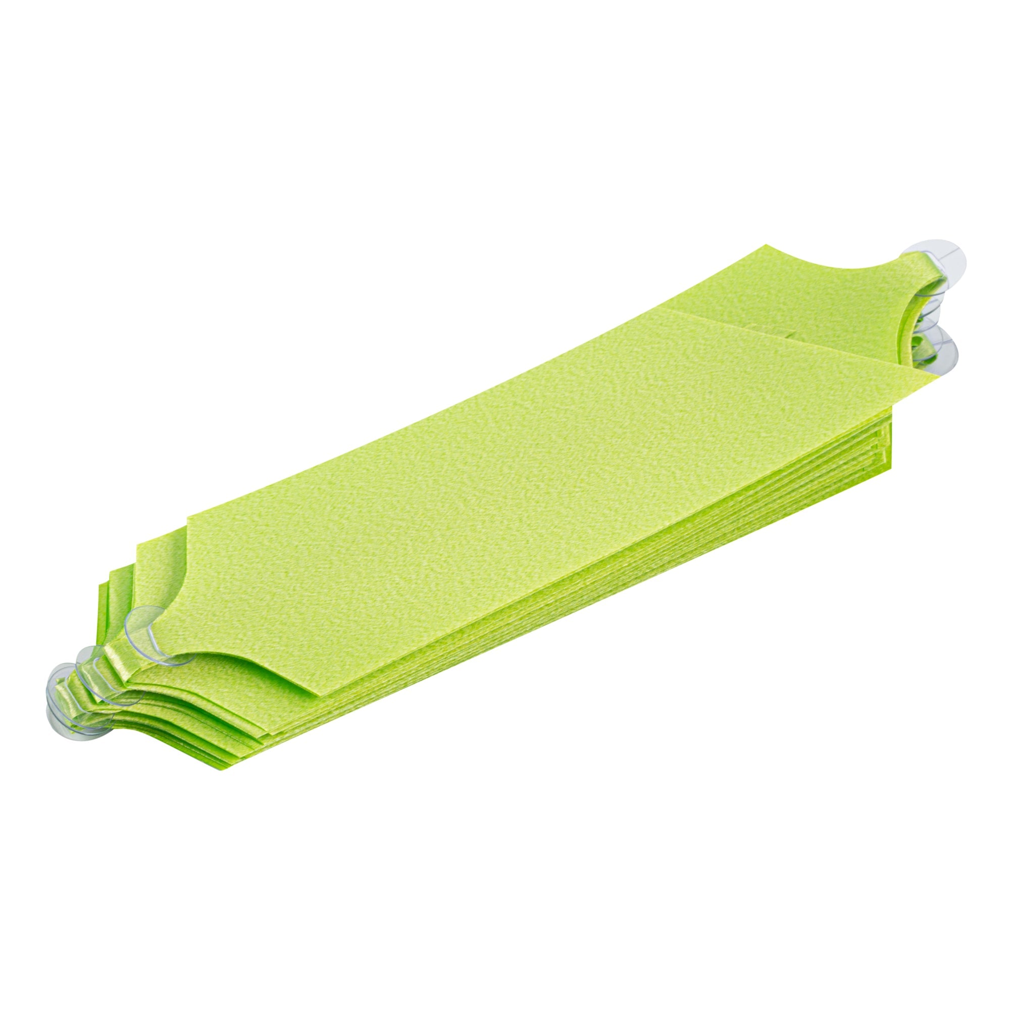 Gift Tek Green Plastic Flora Satin Pull Bow - 5 1/2" - 10 count box