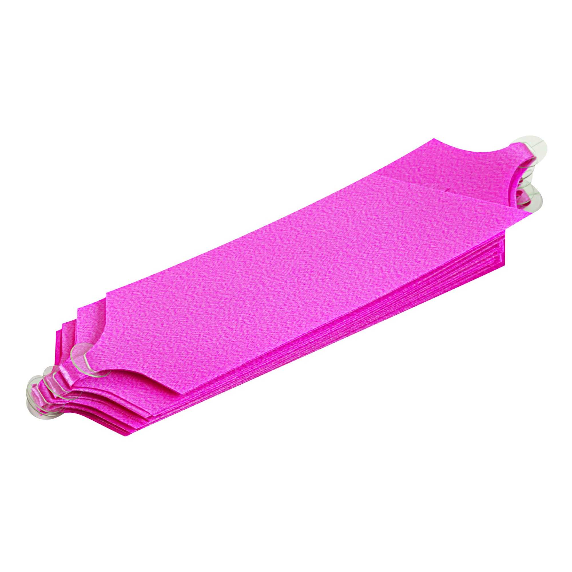 Gift Tek Hot Pink Plastic Flora Satin Pull Bow - 5 1/2" - 10 count box