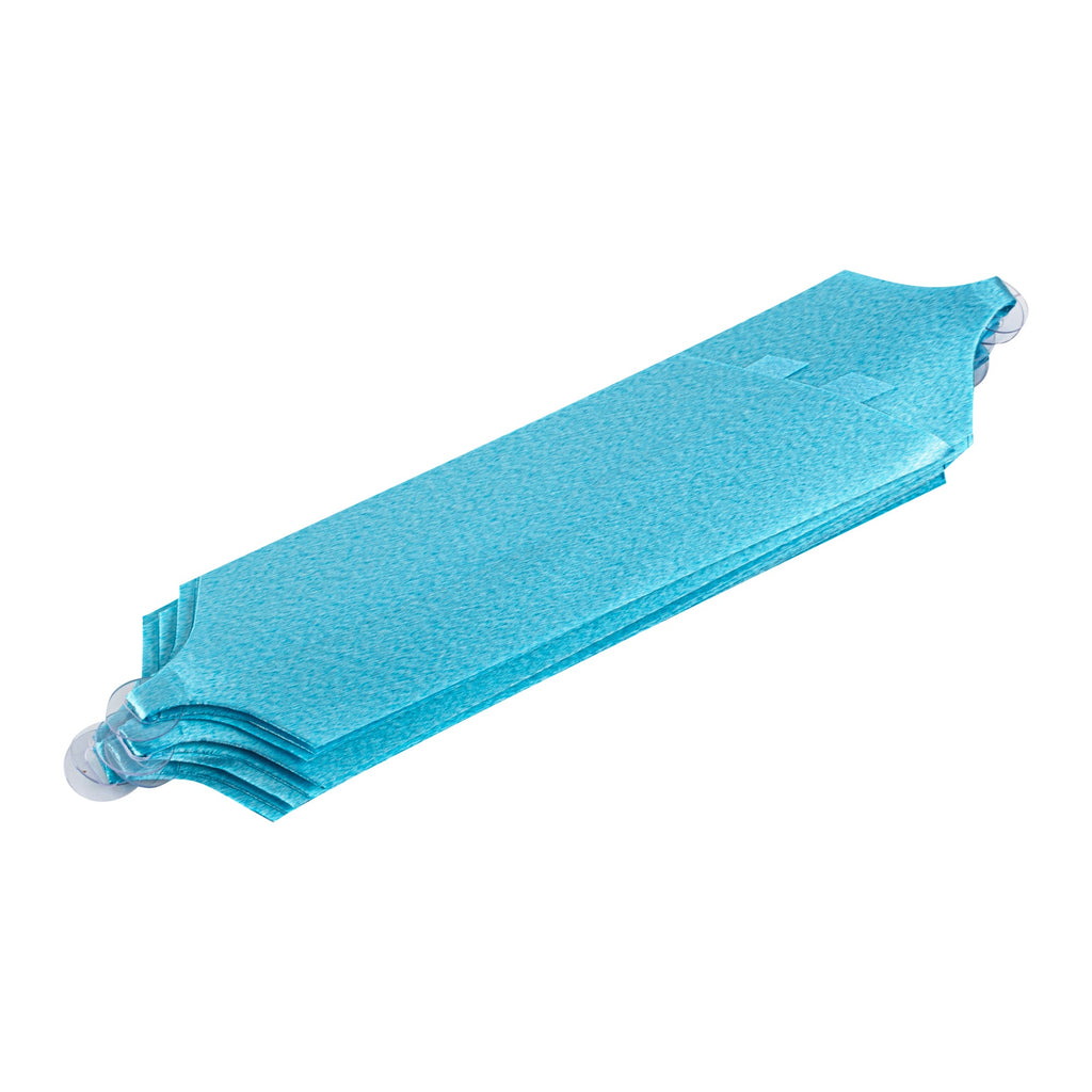 Gift Tek Teal Plastic Flora Satin Pull Bow - 5 1/2" - 10 count box