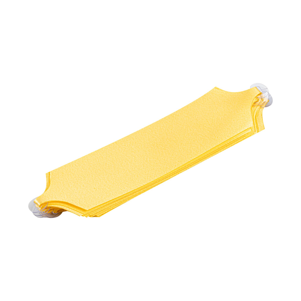 Gift Tek Yellow Plastic Flora Satin Pull Bow - 5 1/2" - 10 count box
