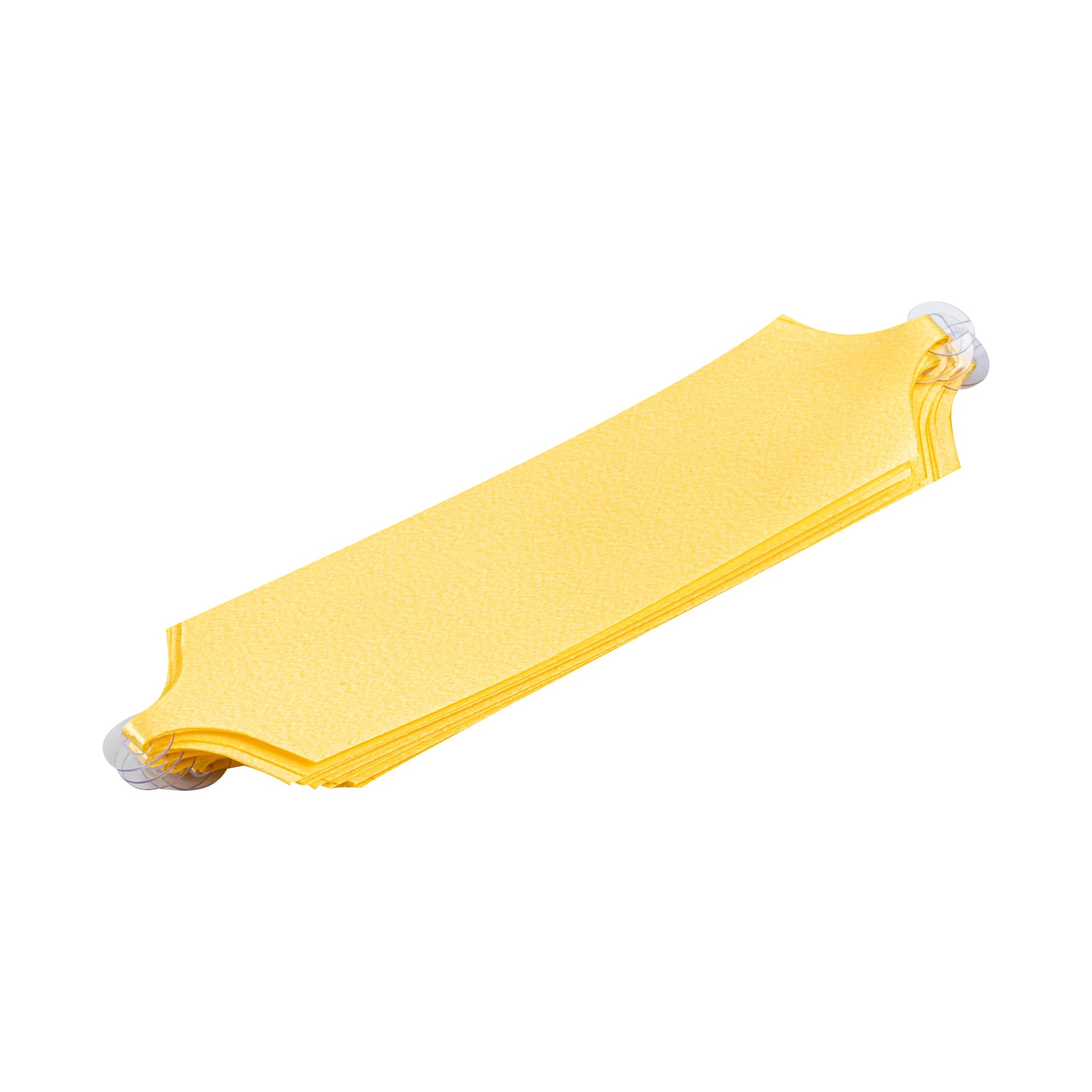 Gift Tek Yellow Plastic Flora Satin Pull Bow - 5 1/2" - 10 count box