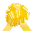 Gift Tek Yellow Plastic Flora Satin Pull Bow - 5 1/2" - 10 count box