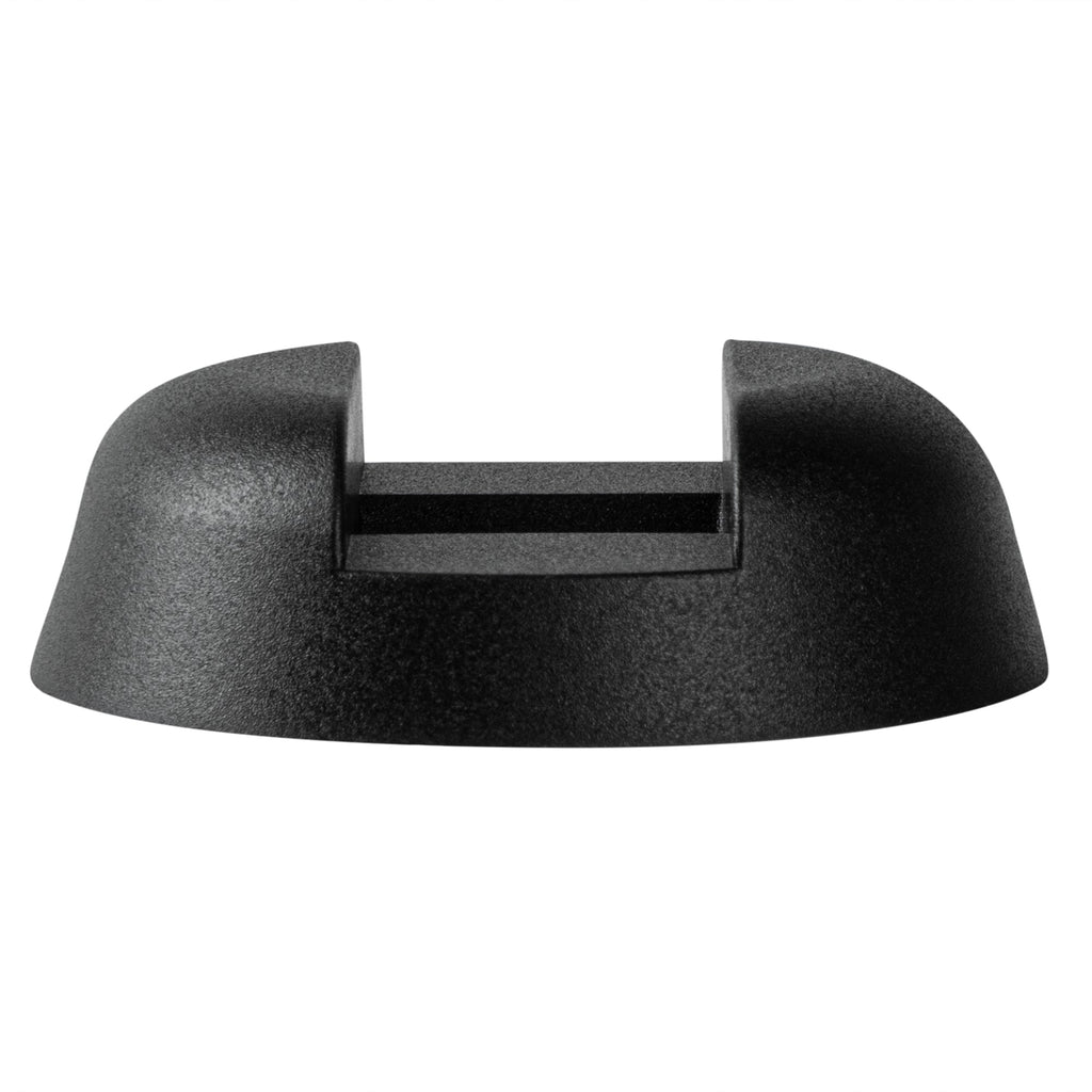 Display Tek Round Black Plastic 3D Floating Display Case Stand - 2 1/4" x 2 1/4" - 10 count box