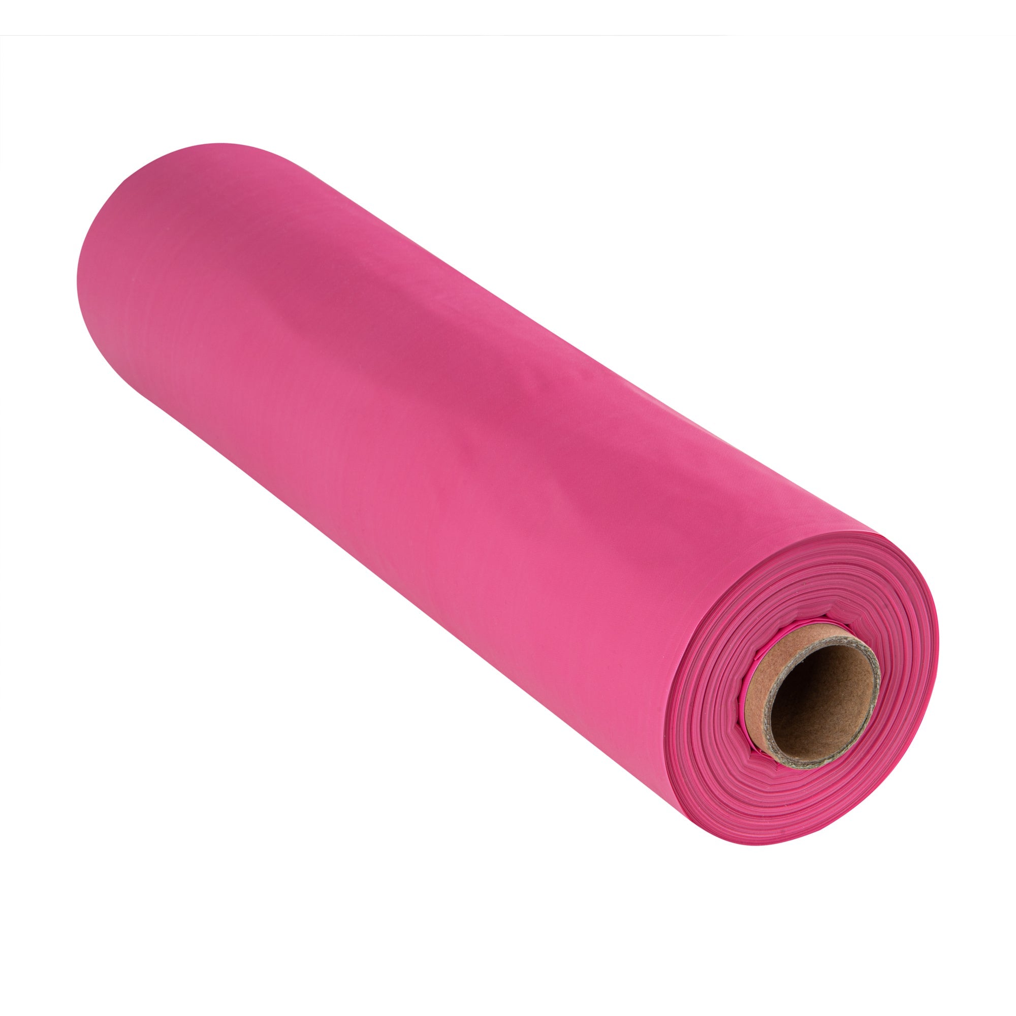 Table Tek Pink Plastic Table Cover Roll - with Slide Cutter - 100' x 54" - 1 count box