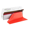 Table Tek Red Plastic Table Cover Roll - with Slide Cutter - 100' x 54" - 1 count box