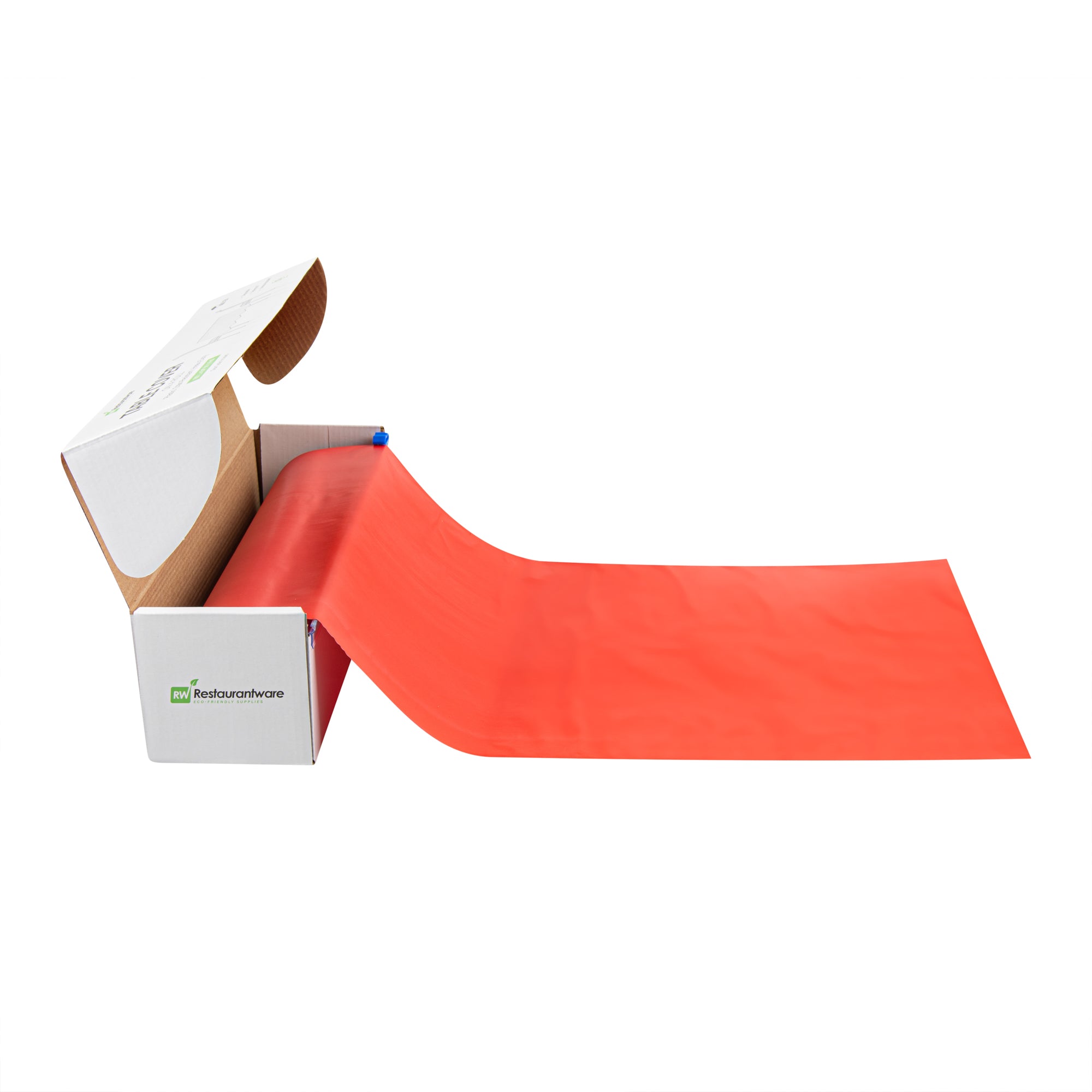 Table Tek Red Plastic Table Cover Roll - with Slide Cutter - 100' x 54" - 1 count box