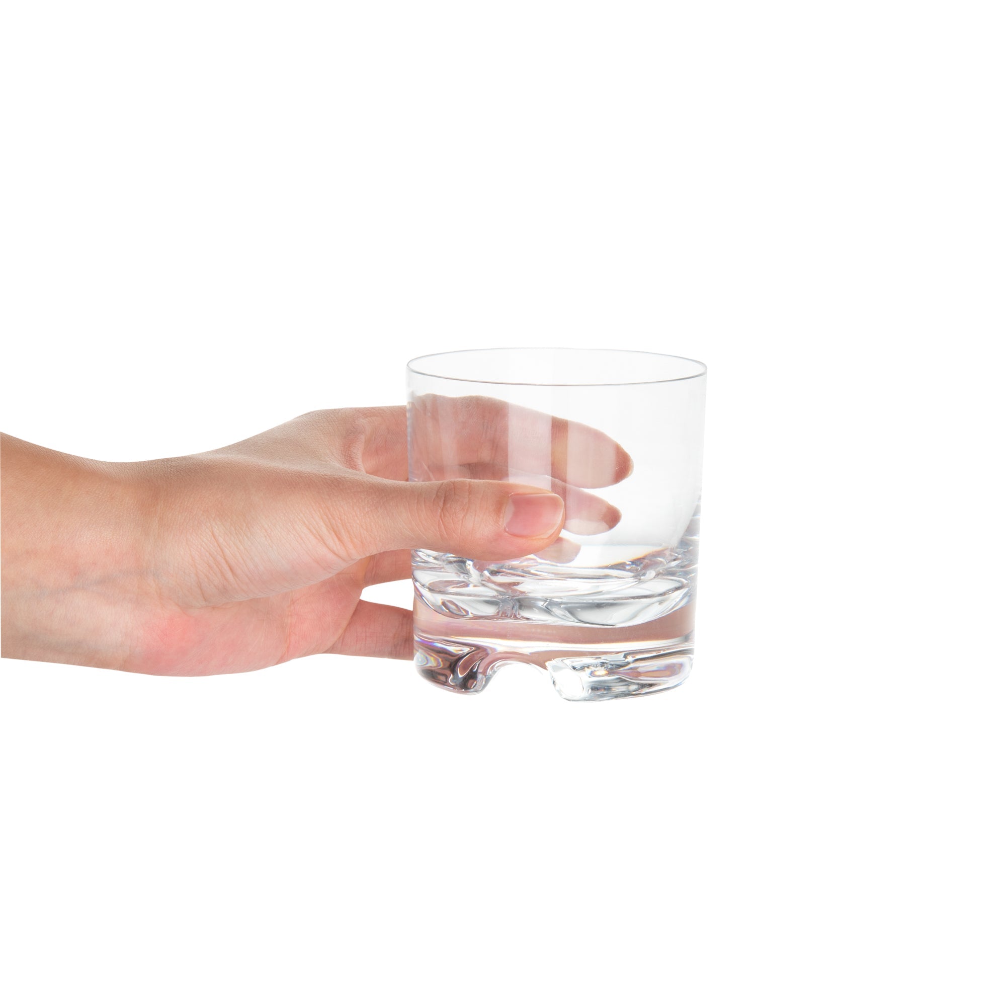 Bev Tek 8 oz Polycarbonate Rocks Glass - 3" x 3" x 3 1/4" - 48 count box