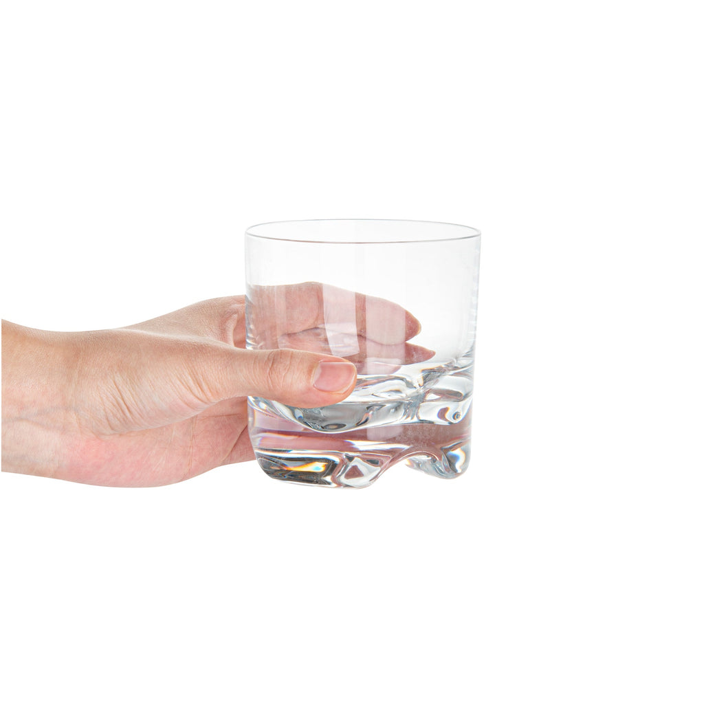 Bev Tek 10 oz Polycarbonate Rocks Glass - 3 1/2" x 3 1/2" x 3 1/2" - 48 count box