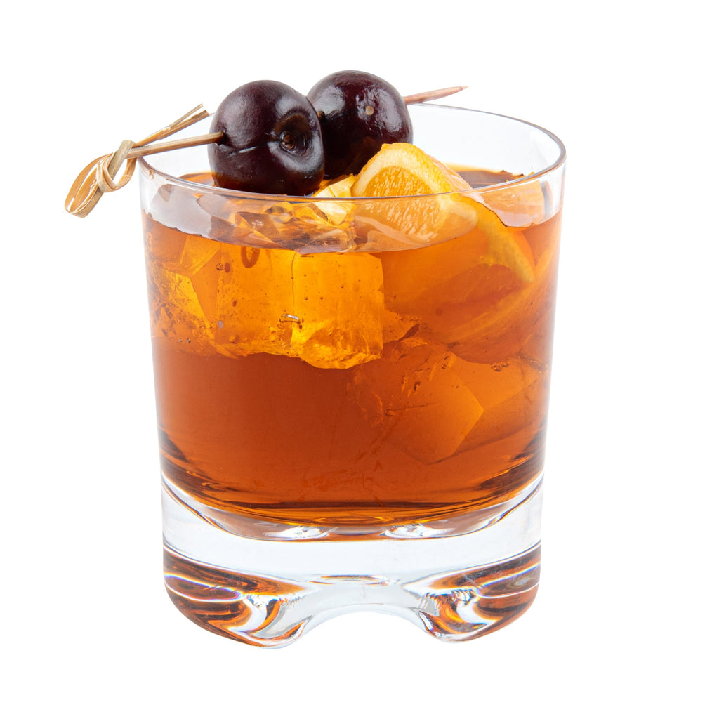 Bev Tek 12 oz Polycarbonate Double Old Fashioned Glass - 3 1/2" x 3 1/2" x 3 3/4" - 6 count box
