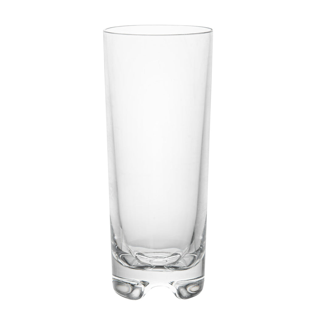 Bev Tek 10 oz Polycarbonate Collins Glass - 2 1/2" x 2 1/2" x 6 1/4" - 6 count box