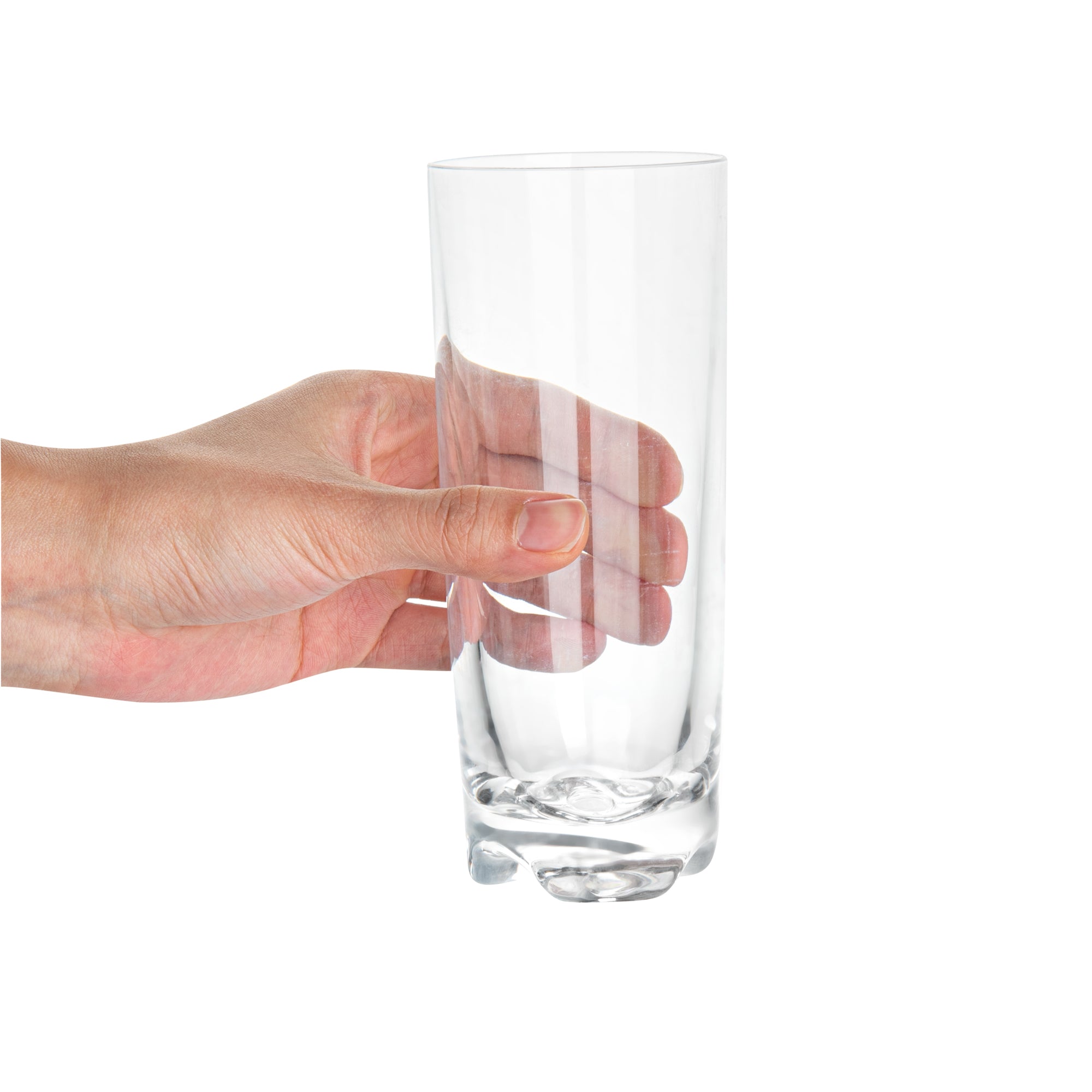 Bev Tek 10 oz Polycarbonate Collins Glass - 2 1/2" x 2 1/2" x 6 1/4" - 6 count box