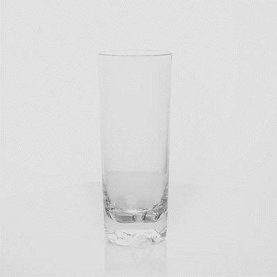 Bev Tek 16 oz Polycarbonate Beverage Glass - 2 3/4" x 2 3/4" x 7 1/4" - 6 count box