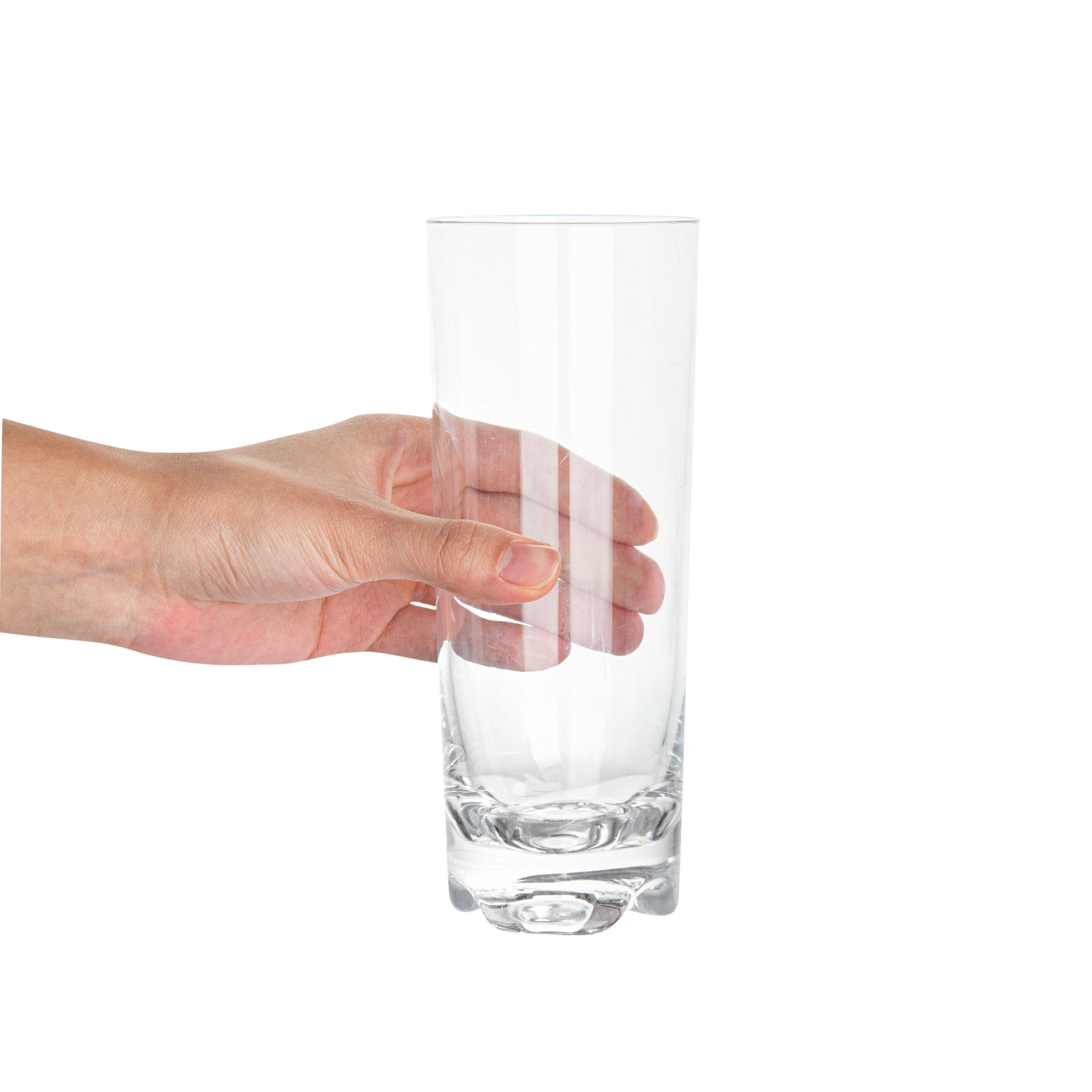 Bev Tek 16 oz Polycarbonate Beverage Glass - 2 3/4" x 2 3/4" x 7 1/4" - 48 count box