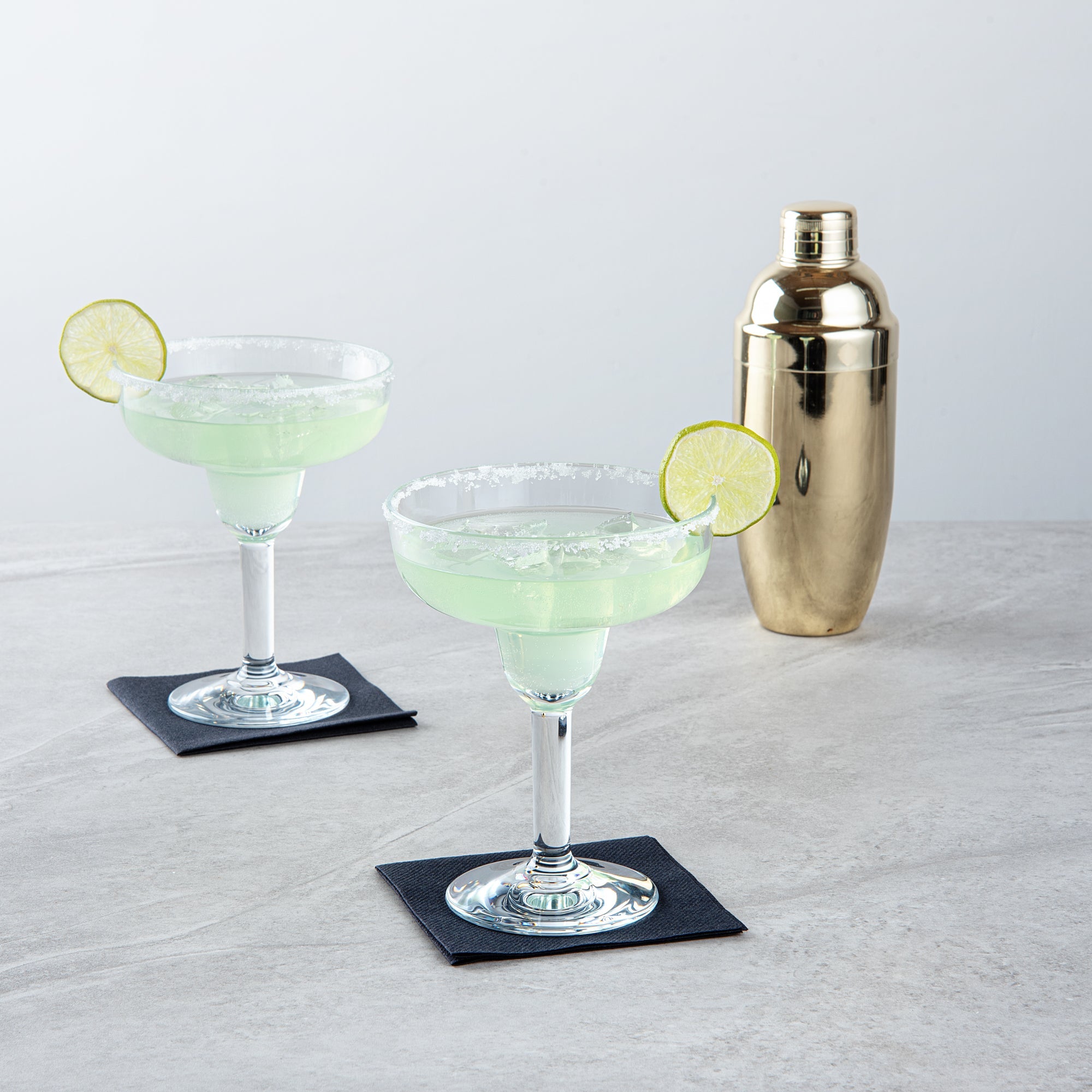 Bev Tek 15 oz Polycarbonate Margarita Glass - 5 1/4" x 5 1/4" x 6 3/4" - 6 count box