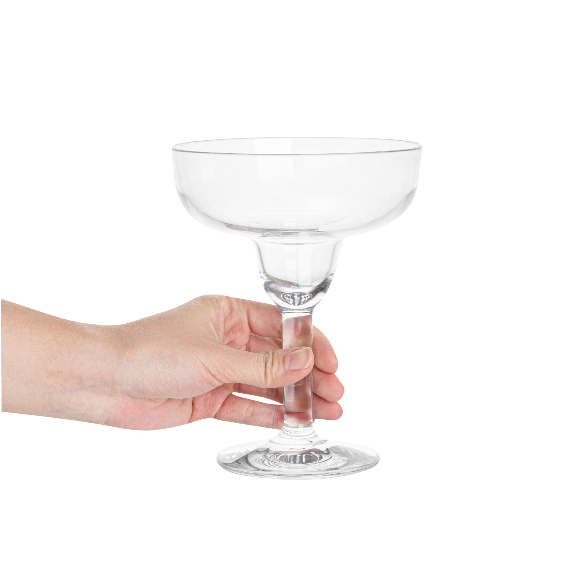 Bev Tek 15 oz Polycarbonate Margarita Glass - 5 1/4" x 5 1/4" x 6 3/4" - 24 count box