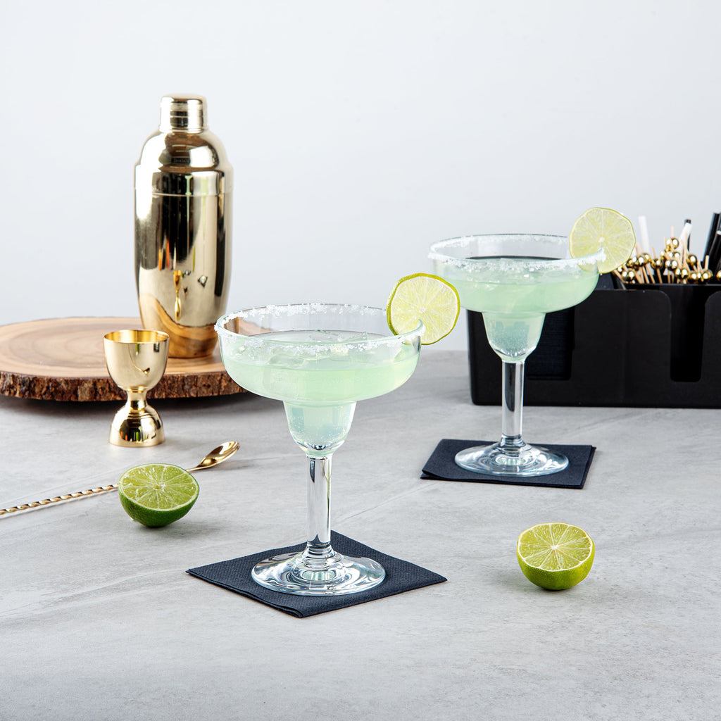 Bev Tek 15 oz Polycarbonate Margarita Glass - 5 1/4" x 5 1/4" x 6 3/4" - 24 count box