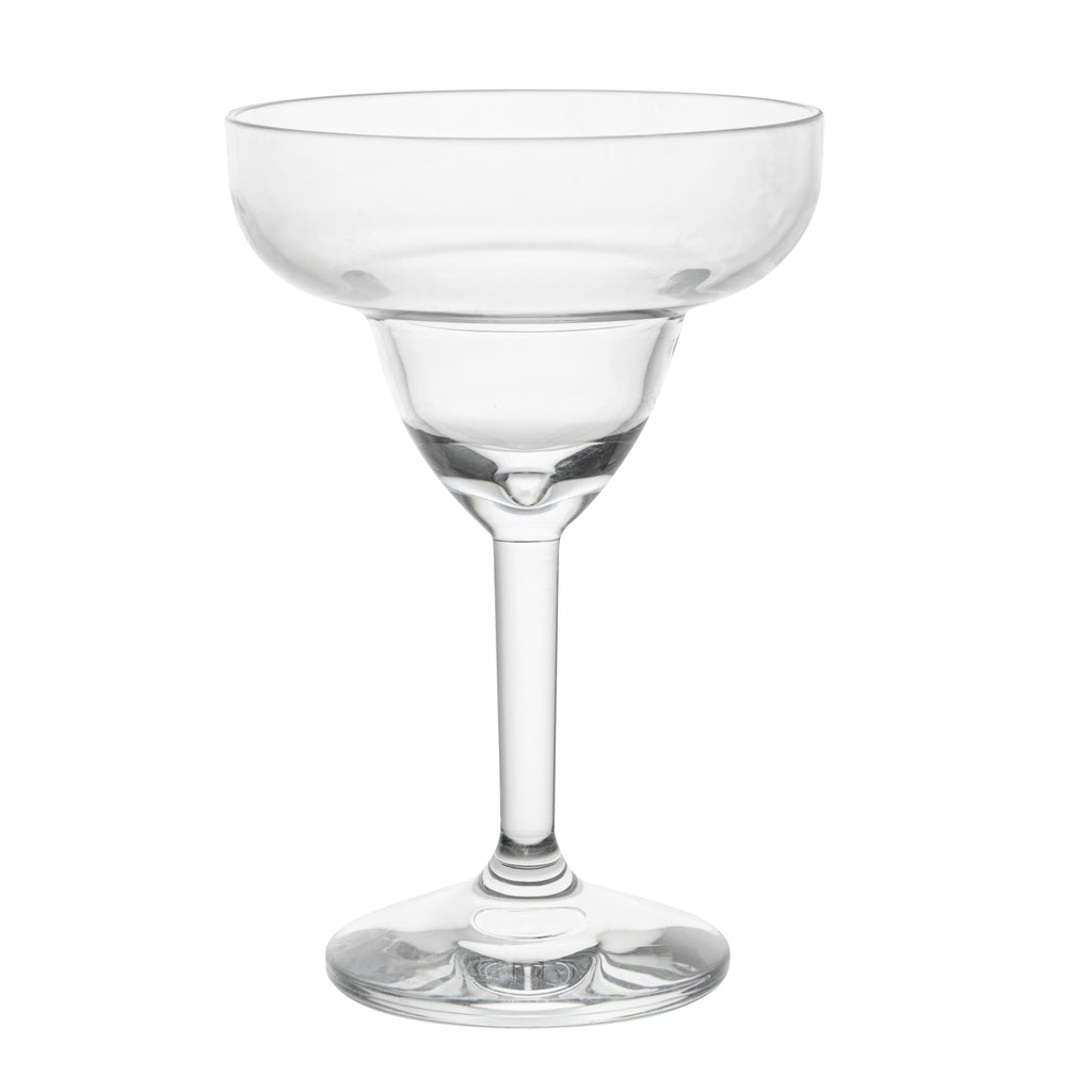 Bev Tek 11 oz Polycarbonate Margarita Glass - 4 1/2" x 4 1/2" x 6 3/4" - 6 count box