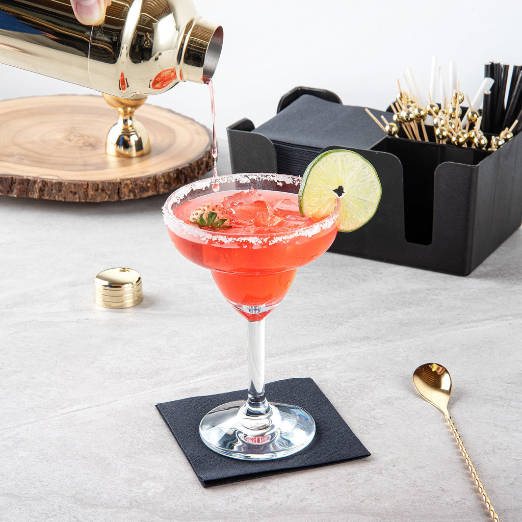 Bev Tek 11 oz Polycarbonate Margarita Glass - 4 1/2" x 4 1/2" x 6 3/4" - 24 count box