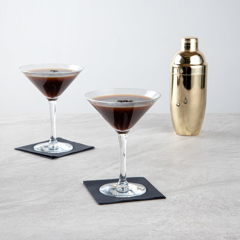 Bev Tek 10 oz Polycarbonate Cocktail Martini Glass - 5 1/4" x 5 1/4" x 6 3/4" - 6 count box