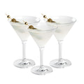 Bev Tek 10 oz Polycarbonate Cocktail Martini Glass - 4 1/2" x 4 1/2" x 6 1/2" - 6 count box