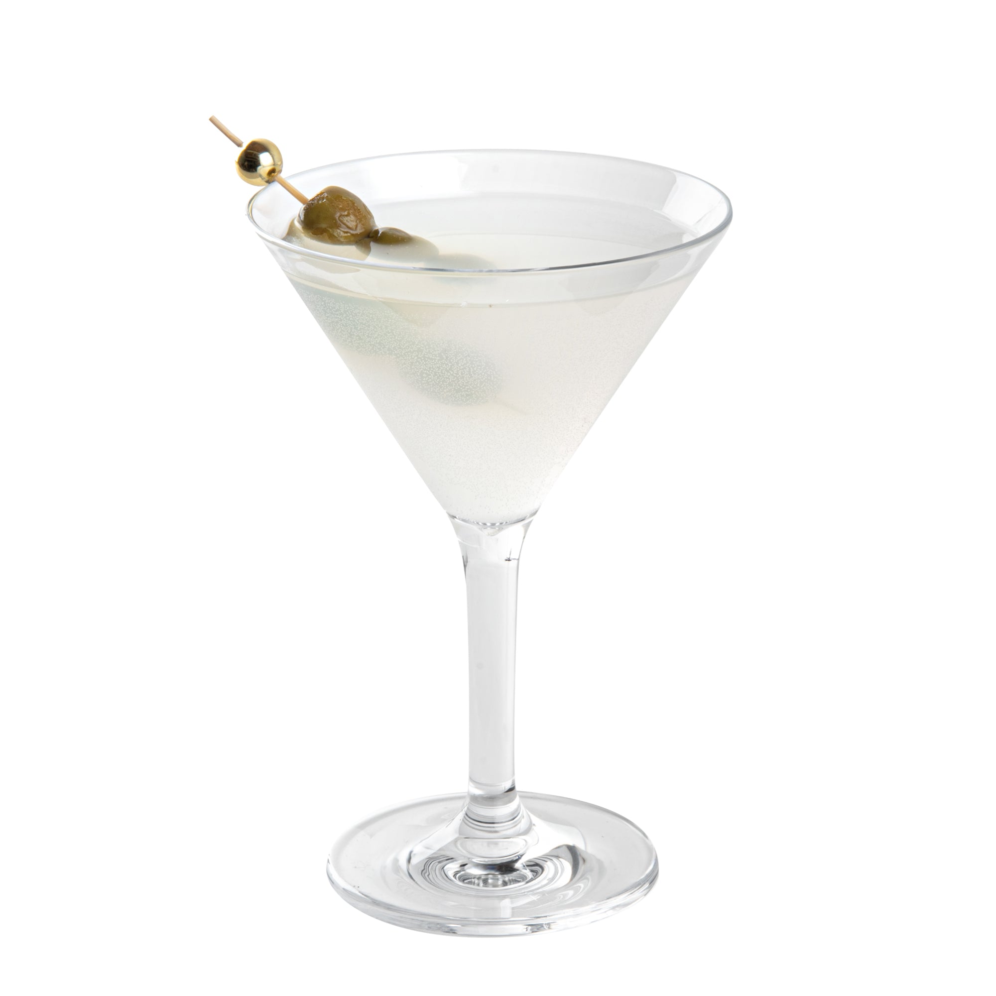 Bev Tek 10 oz Polycarbonate Cocktail Martini Glass - 4 1/2" x 4 1/2" x 6 1/2" - 24 count box