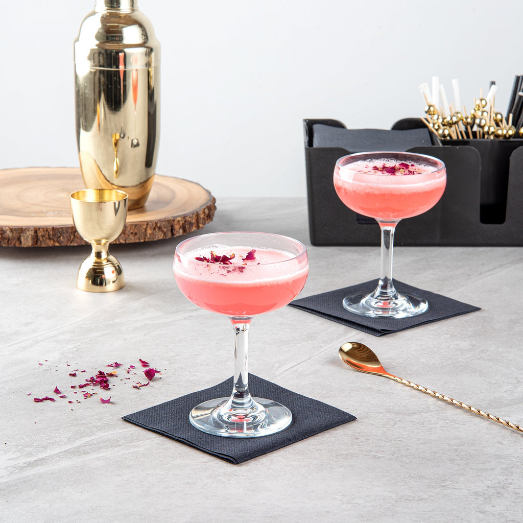 Bev Tek 7 oz Polycarbonate Champagne Coupe Glass - 3 3/4" x 3 3/4" x 5" - 48 count box