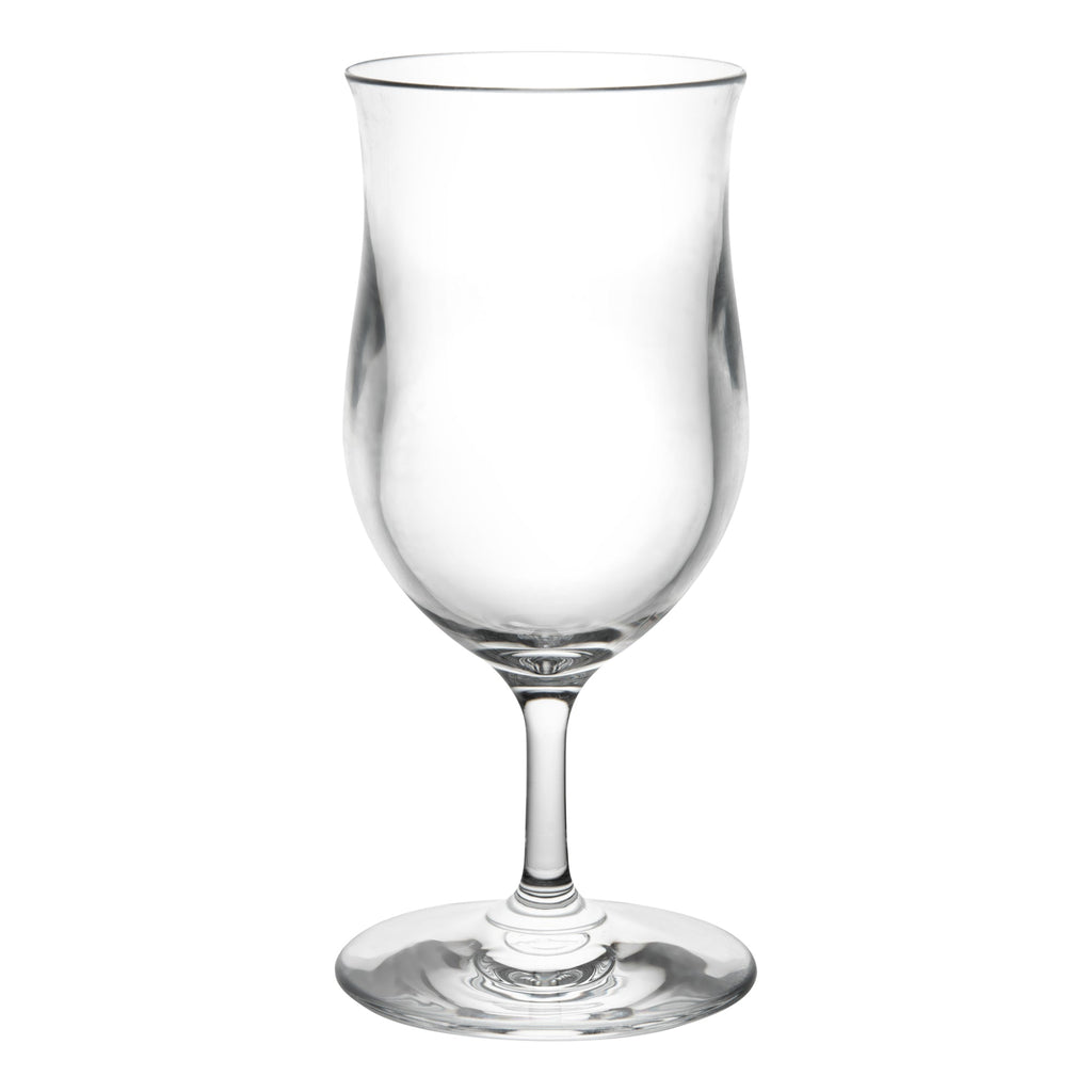 Bev Tek 13 oz Polycarbonate Poco Grande / Pina Colada Glass - 3 1/2" x 3 1/2" x 7 1/2" - 48 count box