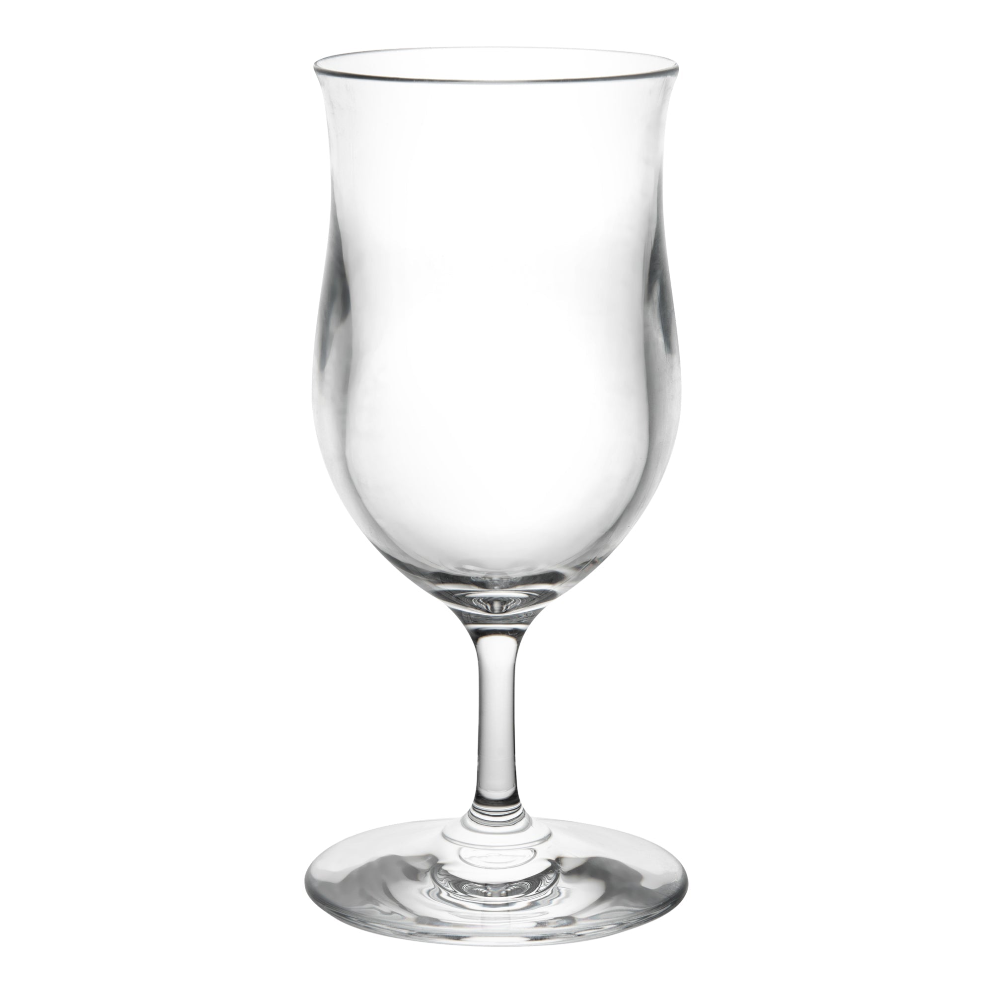 Bev Tek 13 oz Polycarbonate Poco Grande / Pina Colada Glass - 3 1/2" x 3 1/2" x 7 1/2" - 48 count box