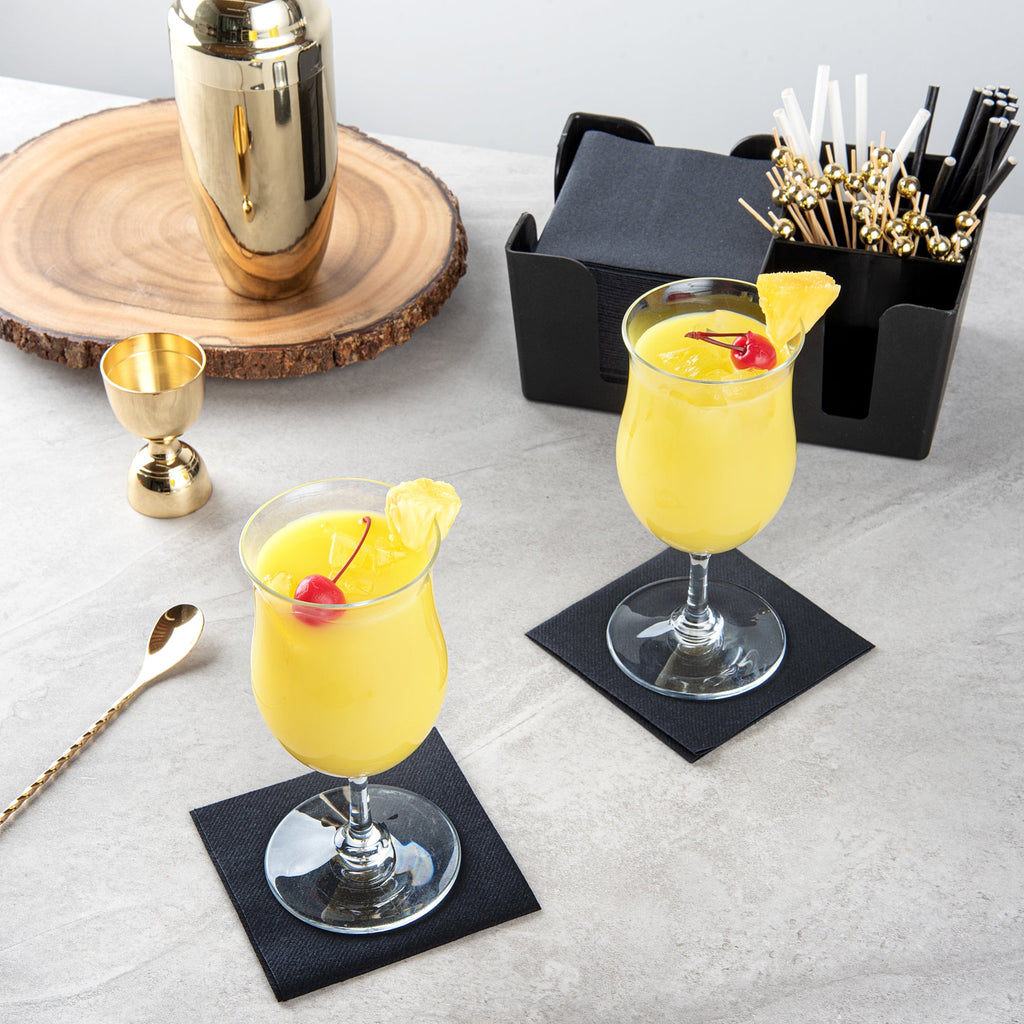 Bev Tek 13 oz Polycarbonate Poco Grande / Pina Colada Glass - 3 1/2" x 3 1/2" x 7 1/2" - 48 count box