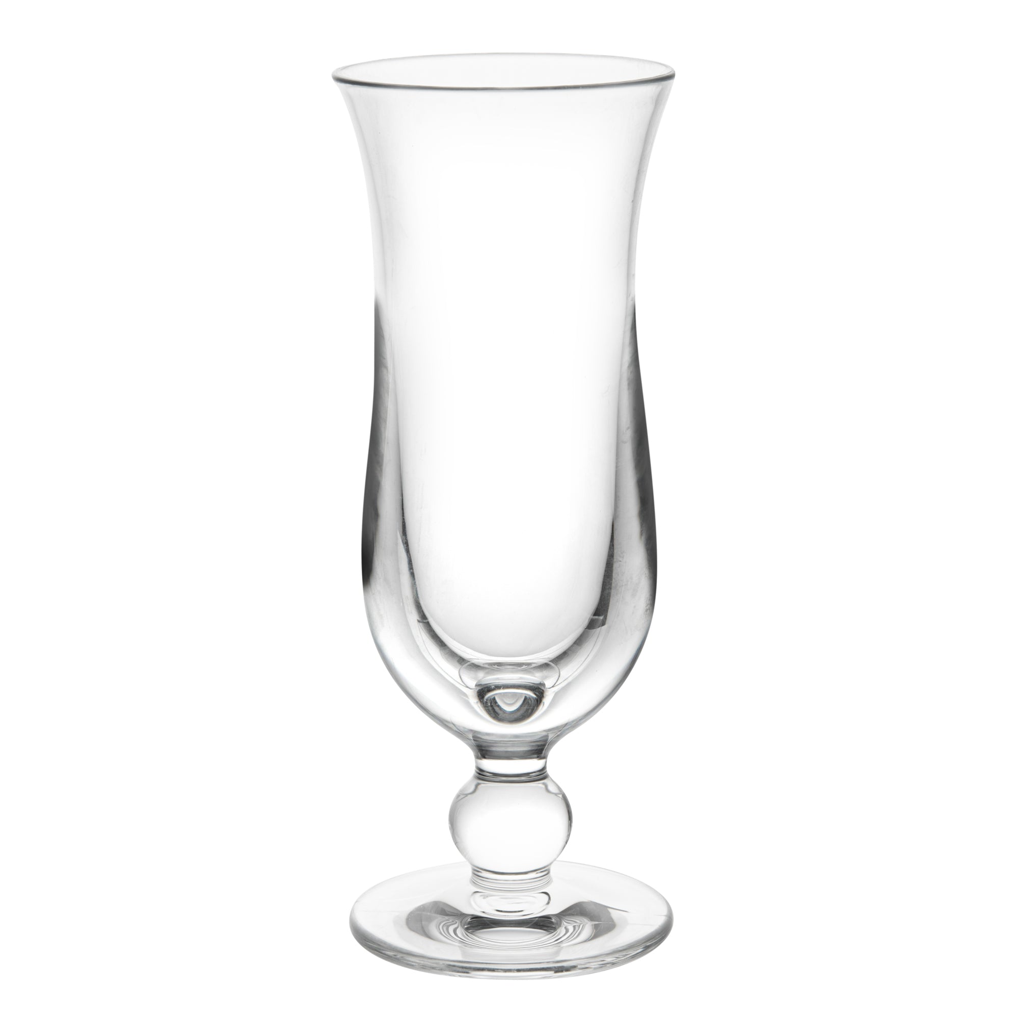 Bev Tek 11 oz Polycarbonate Hurricane Glass - 3" x 3" x 8" - 6 count box