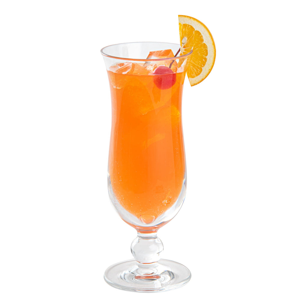 Bev Tek 11 oz Polycarbonate Hurricane Glass - 3" x 3" x 8" - 48 count box