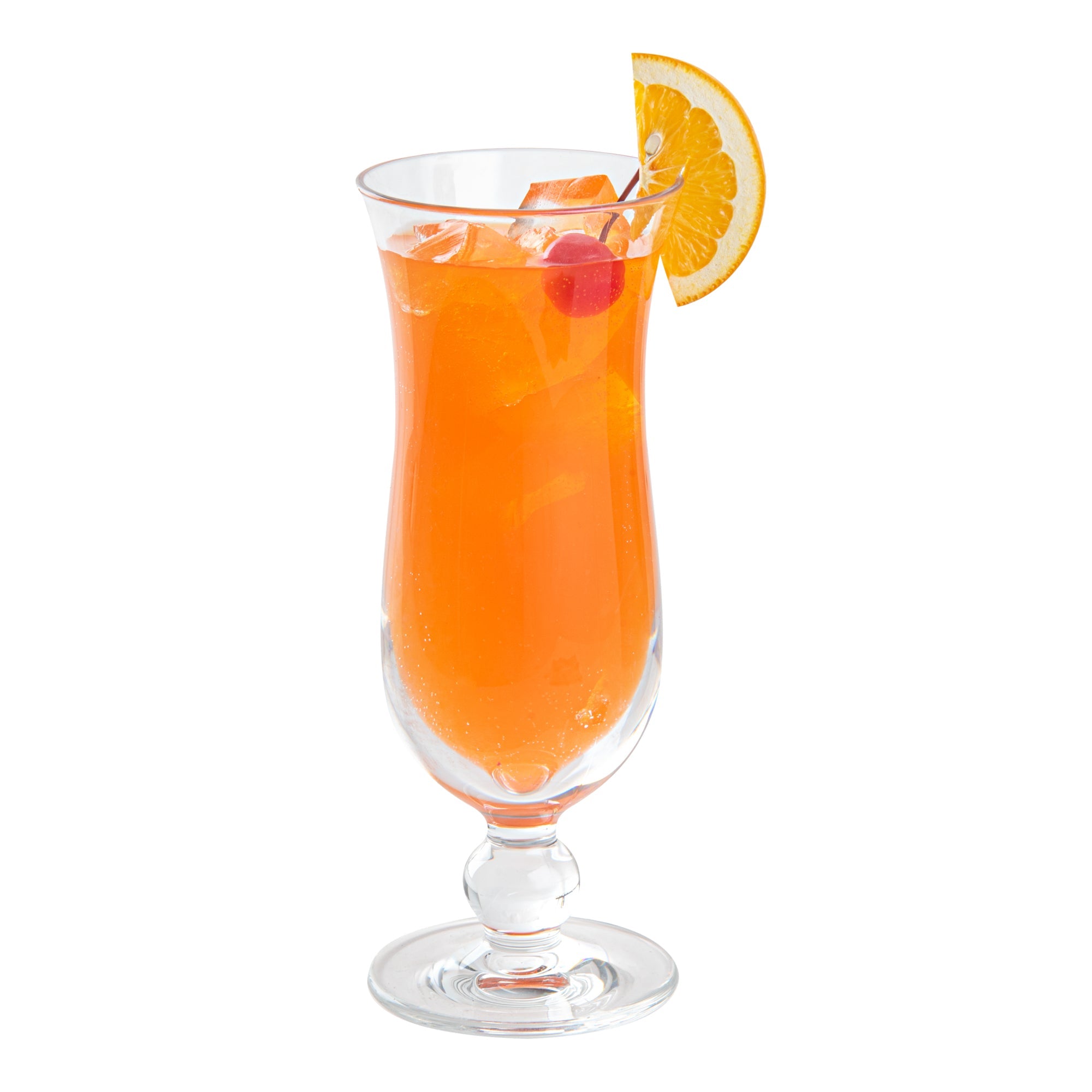 Bev Tek 11 oz Polycarbonate Hurricane Glass - 3" x 3" x 8" - 48 count box
