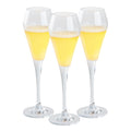 Bev Tek 7 oz Polycarbonate Champagne Flute - 2 3/4" x 2 3/4" x 9 1/4" - 6 count box