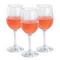 Bev Tek 9 oz Polycarbonate Wine Glass - 2 3/4" x 2 3/4" x 7" - 6 count box