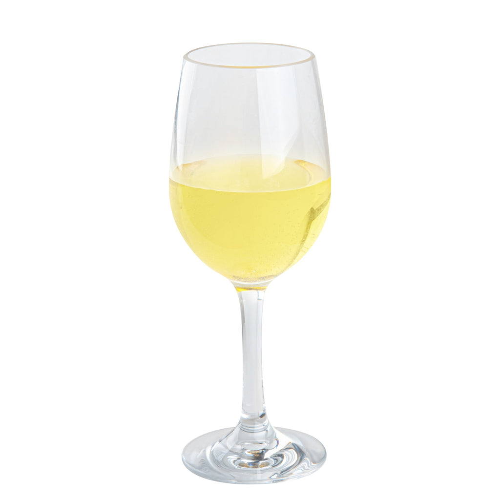 Bev Tek 14 oz Polycarbonate Wine Glass - 3 1/4" x 3 1/4" x 8 1/2" - 6 count box