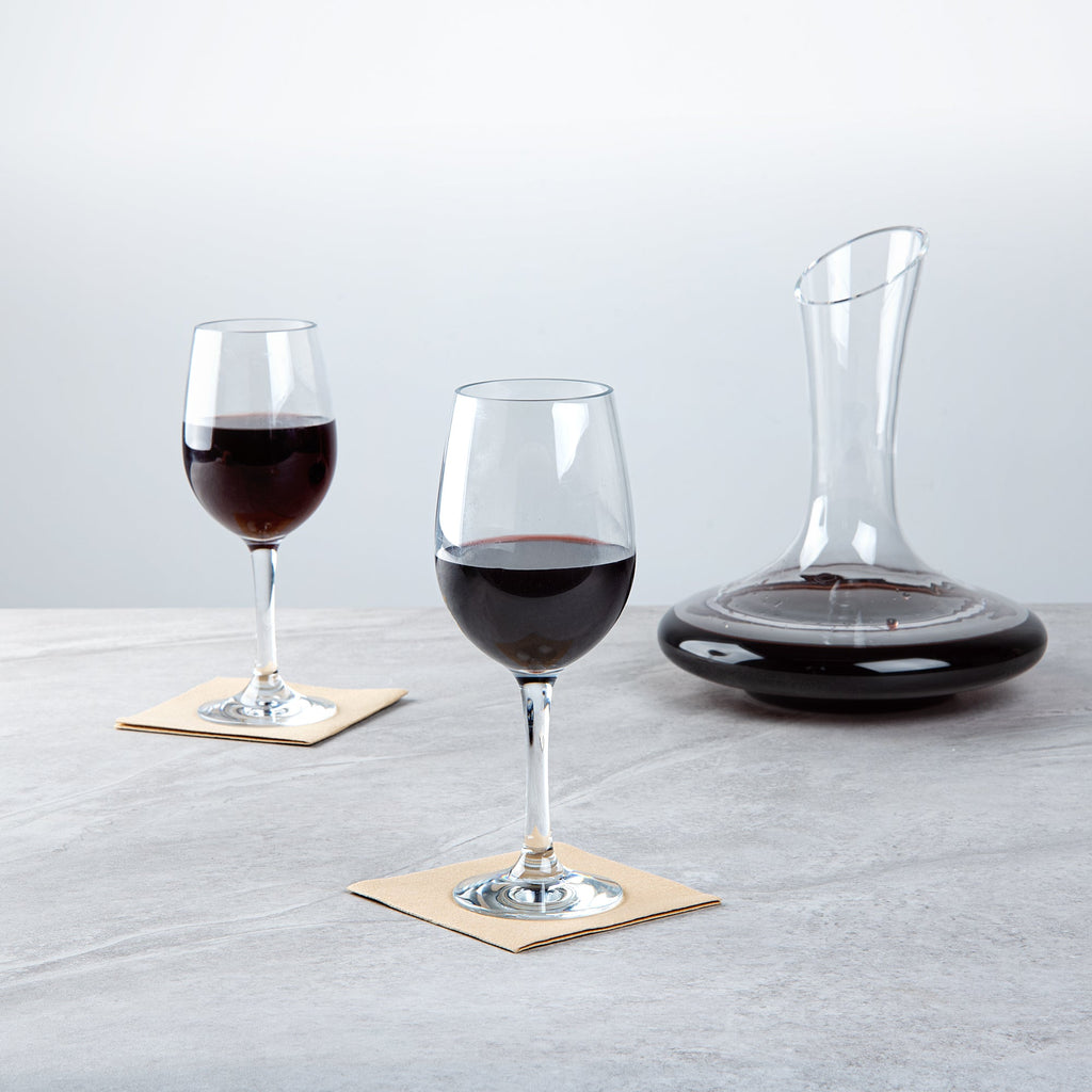 Bev Tek 16 oz Polycarbonate Wine Glass - 3 1/2" x 3 1/2" x 9 1/4" - 48 count box