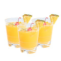 Bev Tek 14 oz Polycarbonate Old Fashioned Glass - Stackable - 3 3/4" x 3 3/4" x 4 1/4" - 6 count box