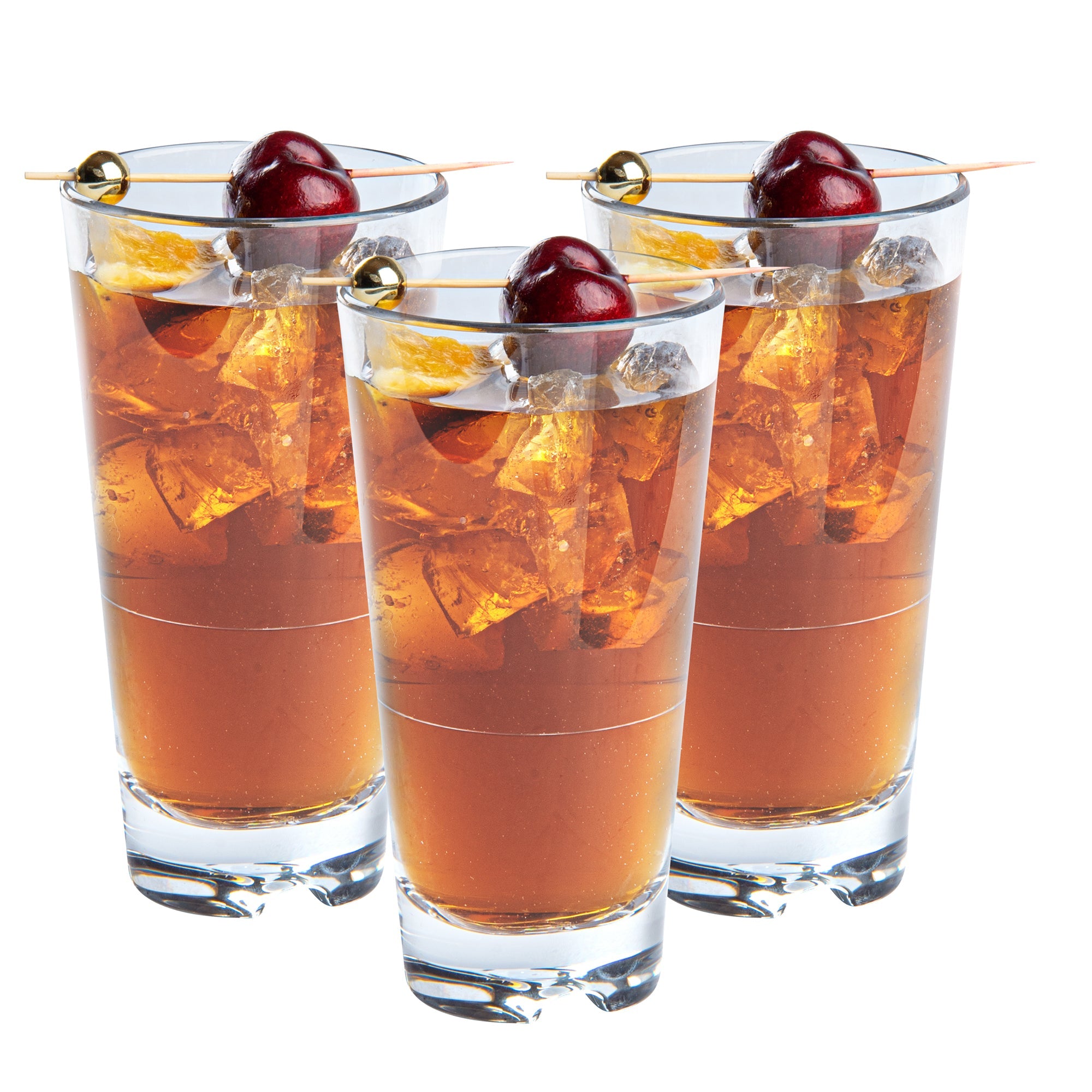 Bev Tek 11 oz Polycarbonate Old Fashioned Glass - Stackable - 3" x 3" x 5 3/4" - 6 count box
